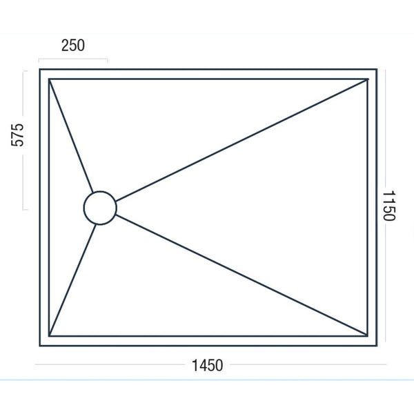 Premier Shower Deck 1450 x 1150mm