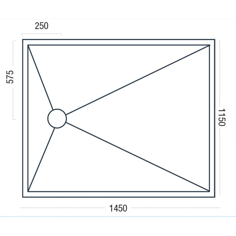 Premier Shower Deck 1450 x 1150mm