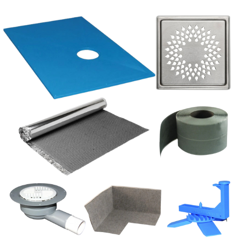 Wetroom Kit Complete 1500 x 800 Set