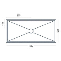 Wetroom Kit Complete 1650 x 900 Set