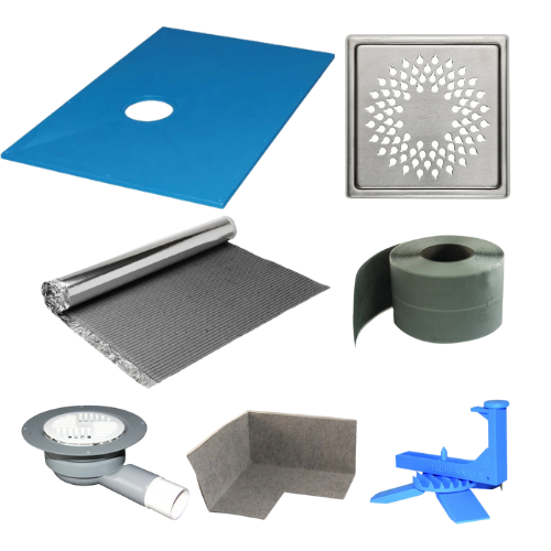 Wetroom Kit Complete 1650 x 900 Set