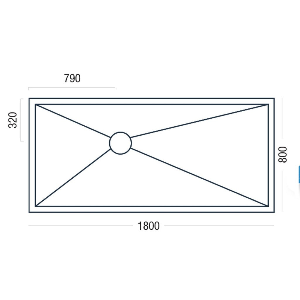 Premier Shower Deck 1800 x 800mm