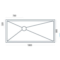 Premier Shower Deck 1800 x 800mm