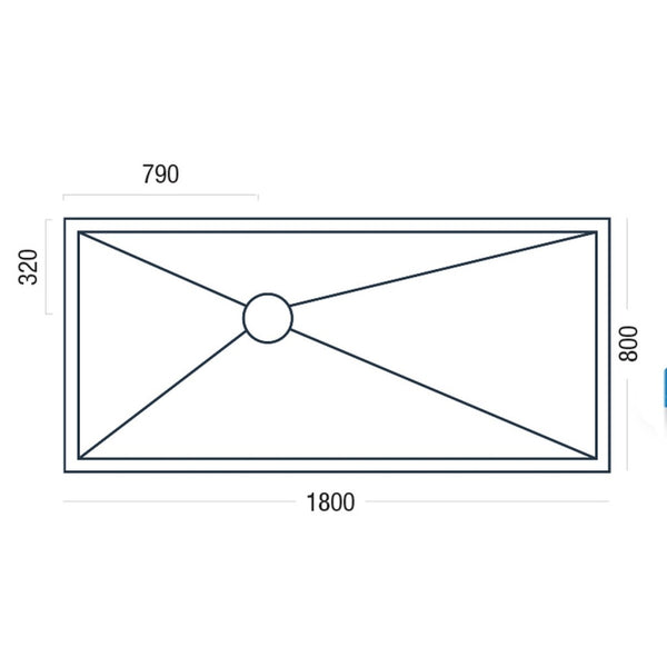 Premier Shower Deck 1800 x 800mm