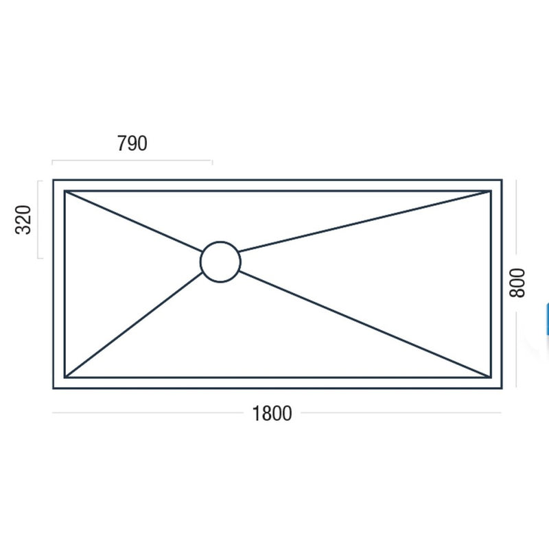 Premier Shower Deck 1800 x 800mm