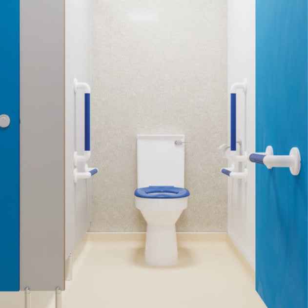 Close Coupled Ambulant Doc M Pack – Fluted White or Blue