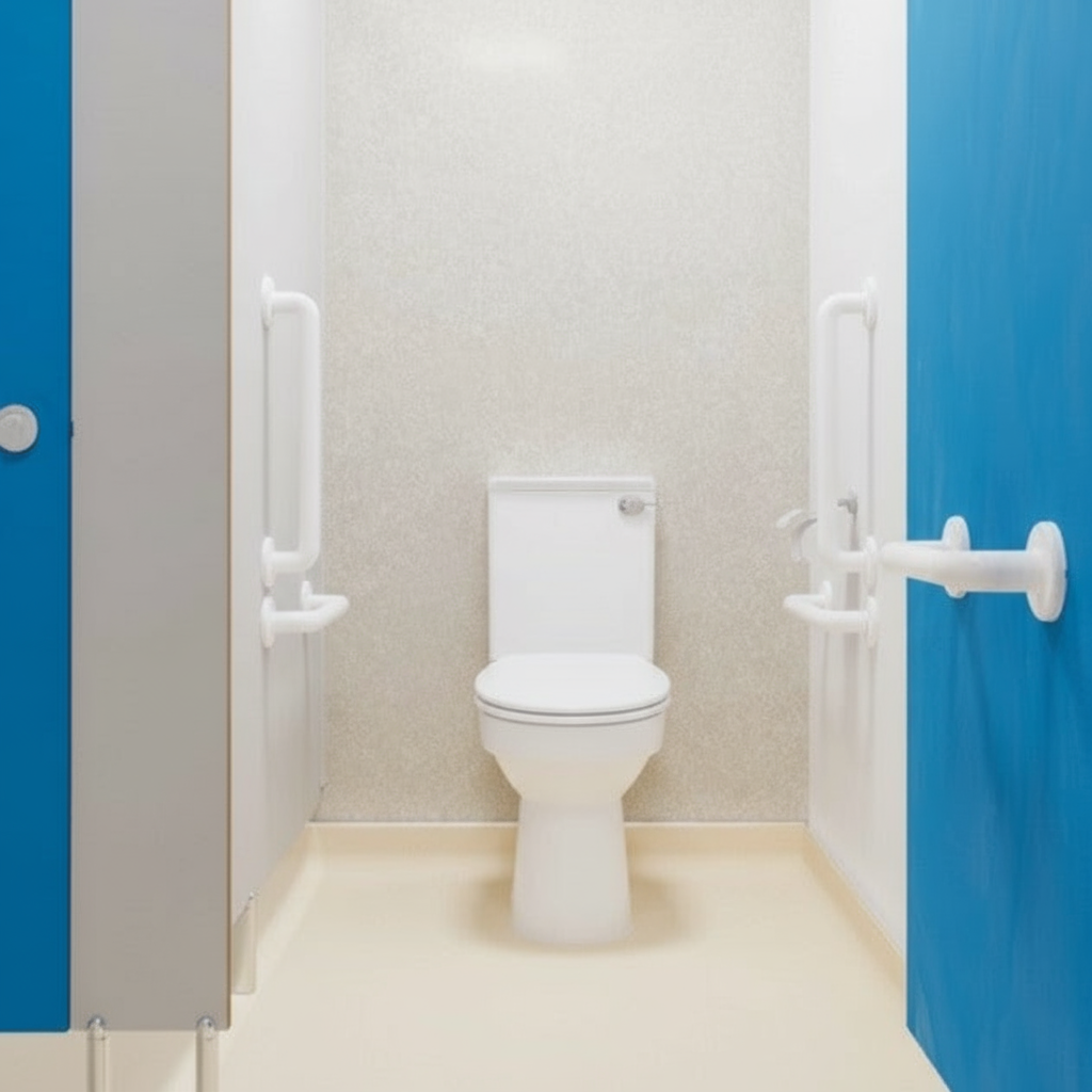 Close Coupled Ambulant Doc M Pack – Fluted White or Blue