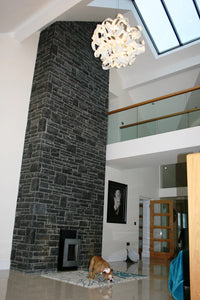 Blue Limestone Cladding Interior