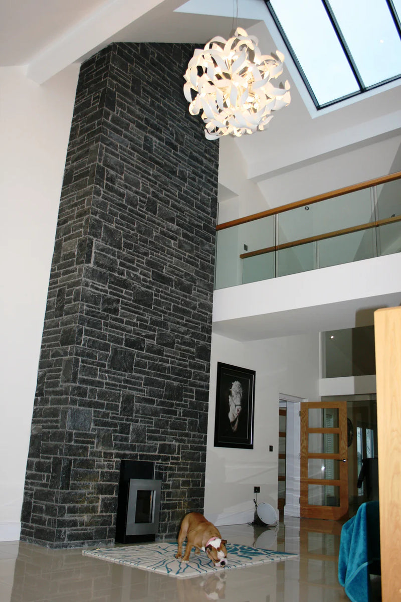 Blue Limestone Cladding Interior