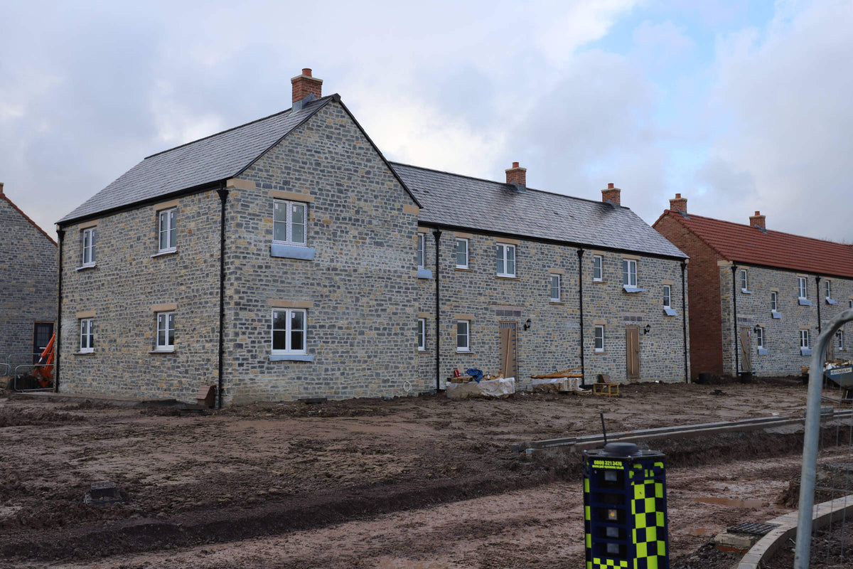 Blue Lias Stone Cladding Building