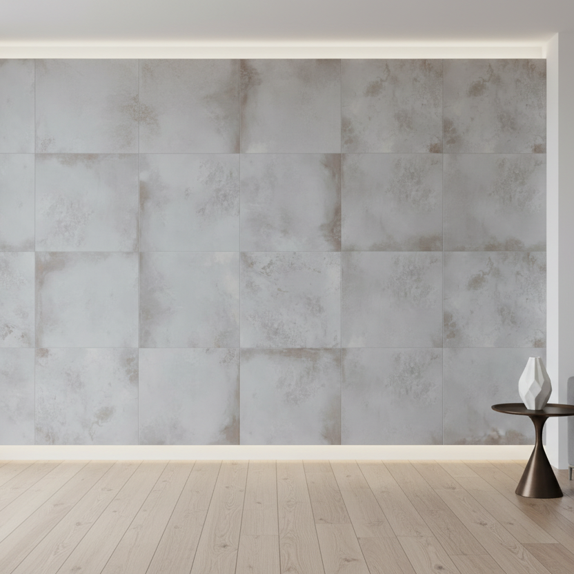 Alchemy Contemporary Porcelain Argent 80x80cm