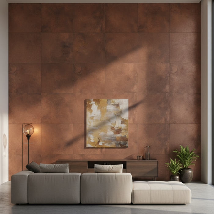 Alchemy Contemporary Porcelain Copper 80x80cm