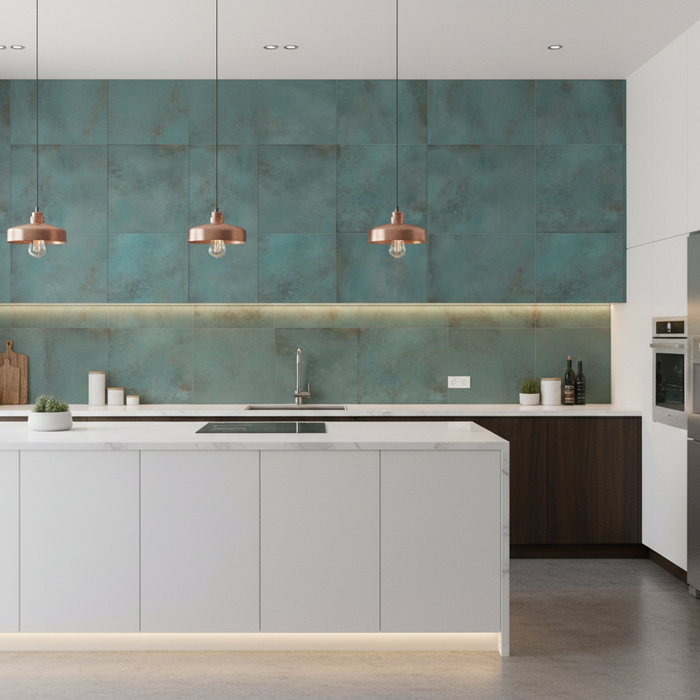 Alchemy Contemporary Porcelain Mint 80x80cm £71.70/ M2