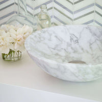 Alimia Carrara Marble Bowl