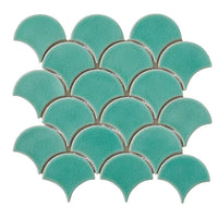 Atlantis Scallop, Kiwi, £15.12 per sheet - Blackman Rowe