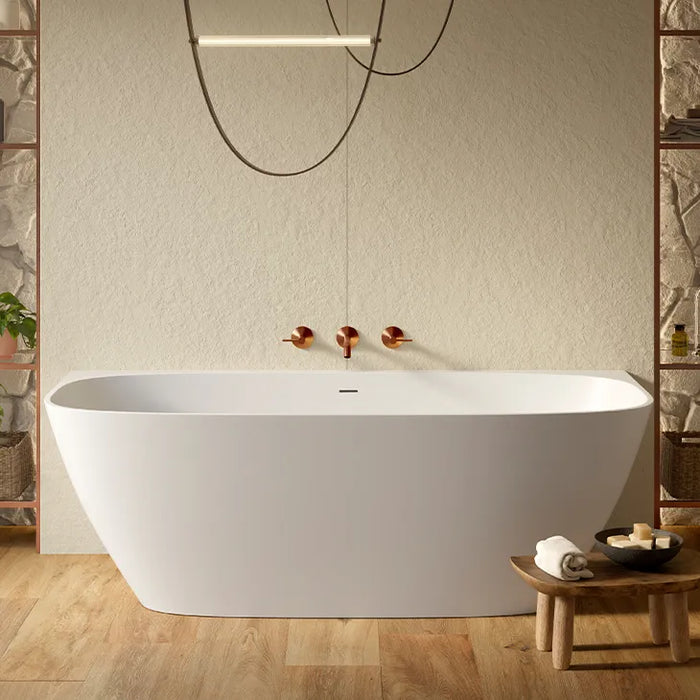 Acquabella Volda Semi-Freestanding Bath