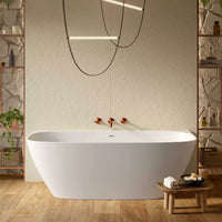 Acquabella Volda Semi-Freestanding Bath