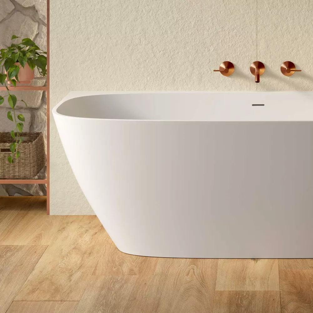 Acquabella Volda Semi-Freestanding Bath