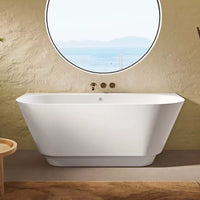 Acquabella Voss Semi-Freestanding Bath