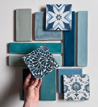 Fired Earth Kelmscott Patterned Porcelain Tiles