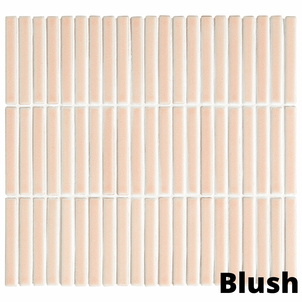 Bamboo Decorative Mosaic, Blush, £16.25 per sheet