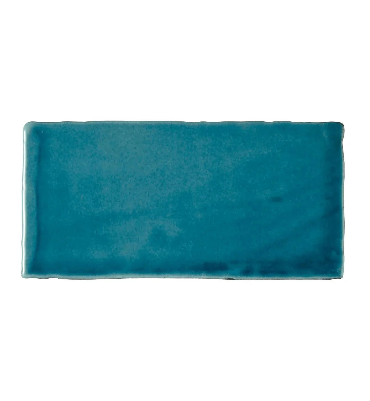 Fired Earth Carnival Pancho Blue Glazed Tile Sample