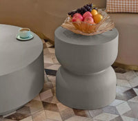 Chronos Side Table, Space Grey - Glass Fibre Reinforced Concrete