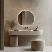 Claris Round Cut Mirror