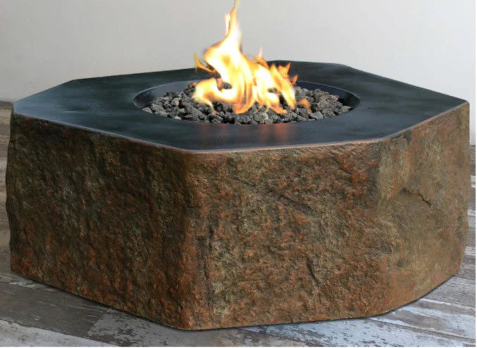 Columbia Fire Table, Handcrafted glass-fibre reinforced concrete ...