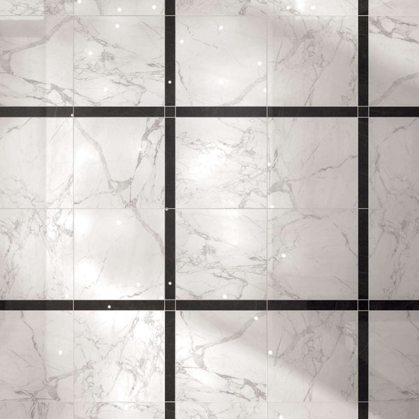 Deluxe Marble Effect Porcelain, 3 sizes, White, from £43.99/ M2