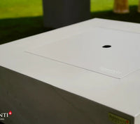 Capertee Fire Table, Space Grey, Glass-fibre reinforced concrete - Blackman Rowe