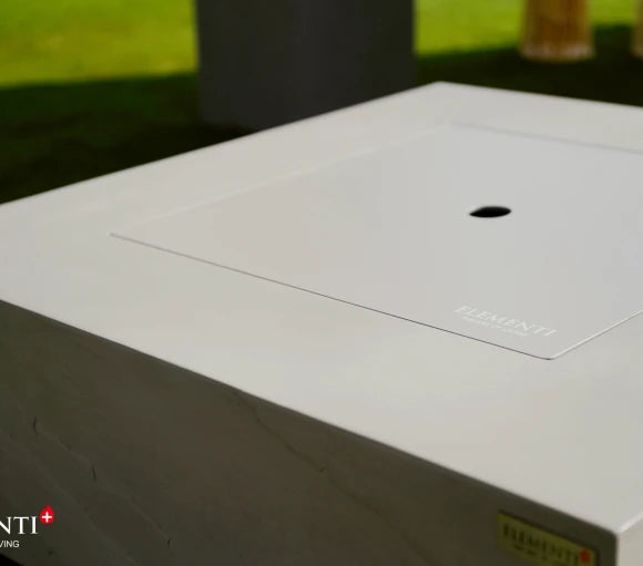 Capertee Fire Table, Space Grey, Glass-fibre reinforced concrete - Blackman Rowe