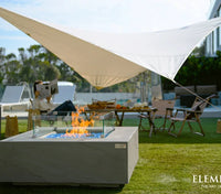 Capertee Fire Table, Space Grey, Glass-fibre reinforced concrete - Blackman Rowe