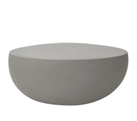 Ikaria Cobble Coffee Table, Space Grey - Glass-Fibre Reinforced Concrete