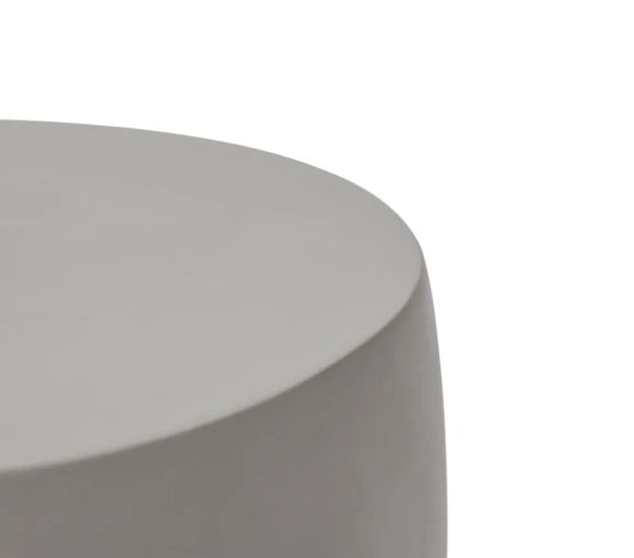 Ikaria Cobble Side Table, Space Grey - Glass-Fibre Reinforced Concrete