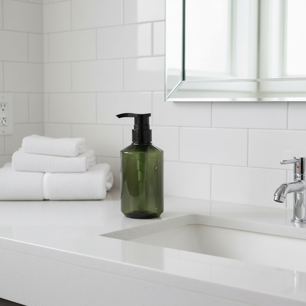 Dispenser Bottle 300ml & Pump, 3 colours