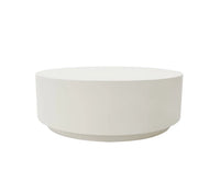 Rome Coffee Table, Large, Cream White - Glass-Fibre Reinforced Concrete