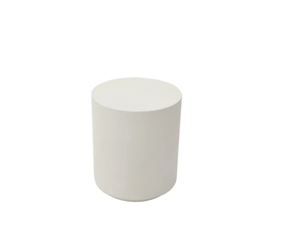 Rome Side Table, Large, Cream White - Glass-Fibre Reinforced Concrete