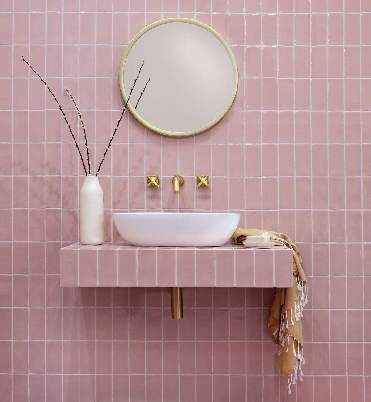 Fired Earth Forecast Rectangle Glazed Wall Tiles Sample