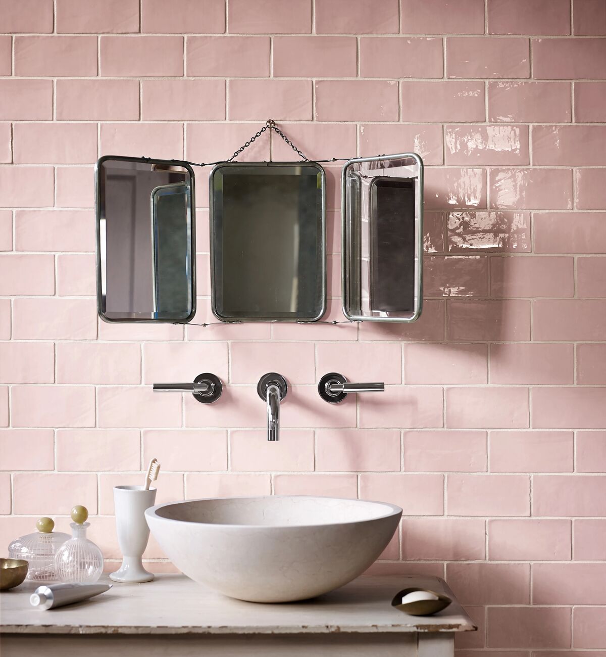 Fired Earth Forecast Rectangle Glazed Wall Tiles Sample