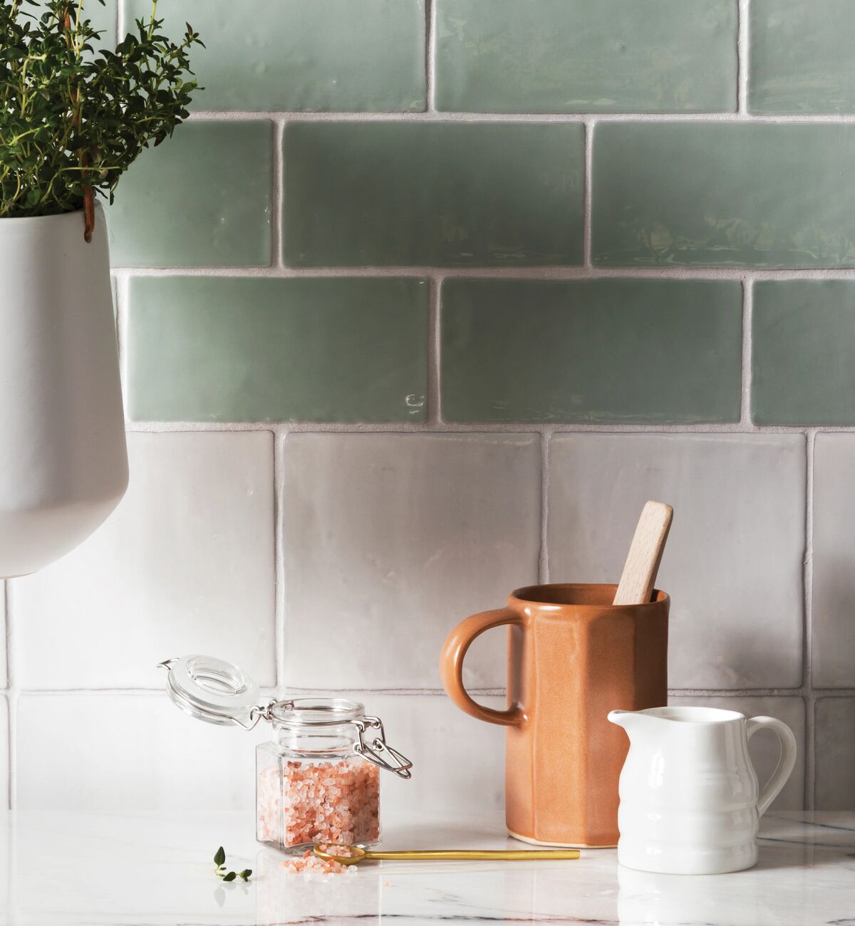 Fired Earth Forecast Square Glazed Wall Tiles Sample