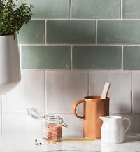 Fired Earth Forecast Square Glazed Wall Tiles Sample