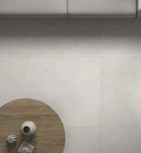 Fired Earth Form White 60 x 60 Porcelain Tile Sample