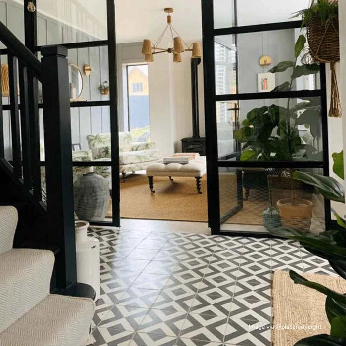 Fired Earth Bert & May Black Vigo Encaustic