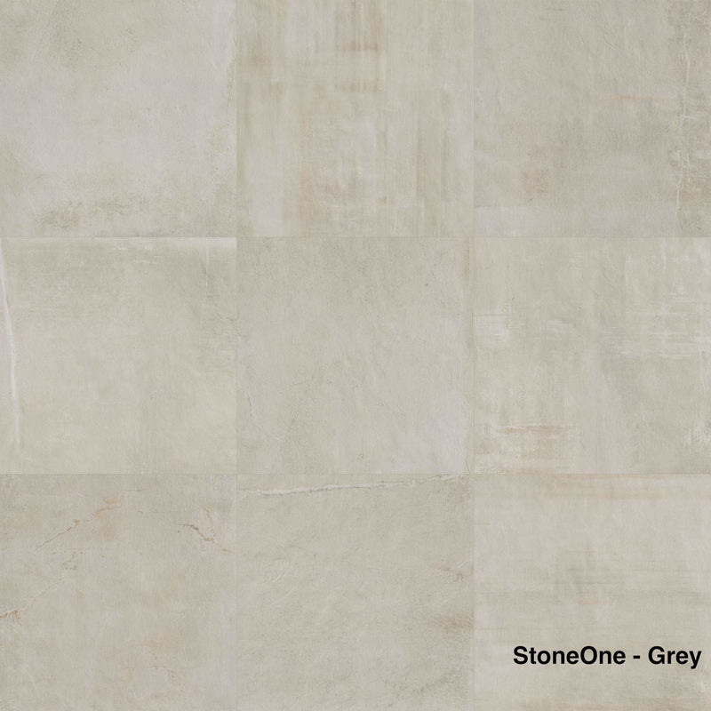 StoneOne Stone & Cement Effect, 3 sizes, Grey, from £43.68/ M2 Concrete & Cement Effect Porcelain Tiles Grey Tile Marca Corona