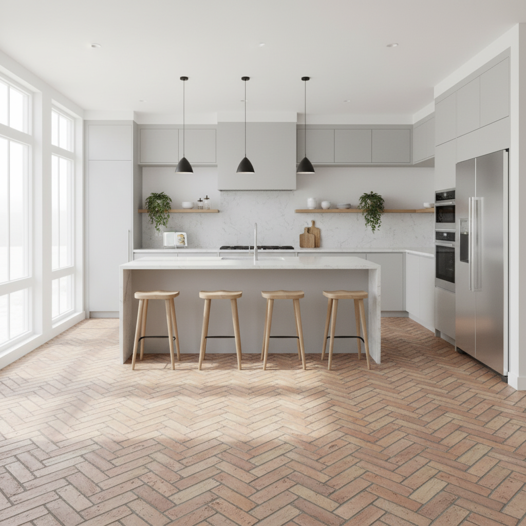 Handmade Terracotta Parquet 75x300x20mm