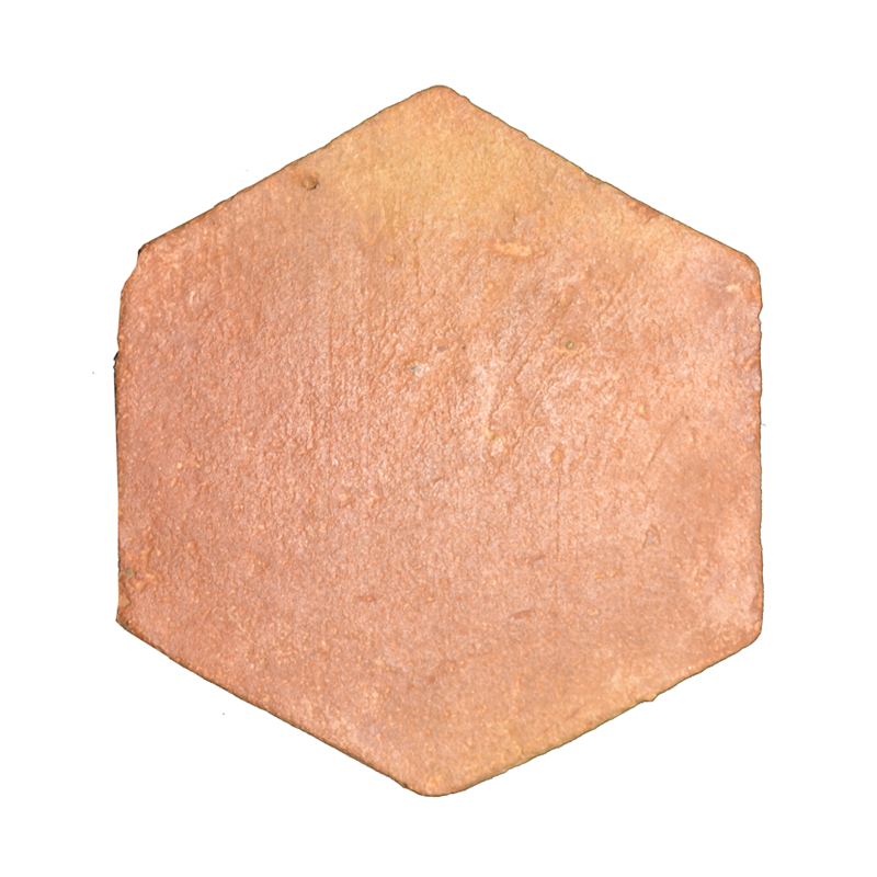 Handmade Terracotta Hexagon Design 150x150x20mm