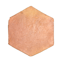 Handmade Terracotta Hexagon Design 150x150x20mm