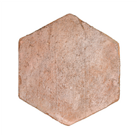 Handmade Terracotta Hexagon Design 150x150x20mm