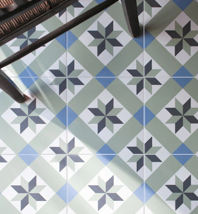 Fired Earth Infusion Ribeira 20 x 20 Patterned Porcelain Tile